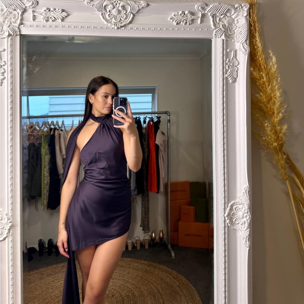 NWT House of CB Aida Dress (Plum)